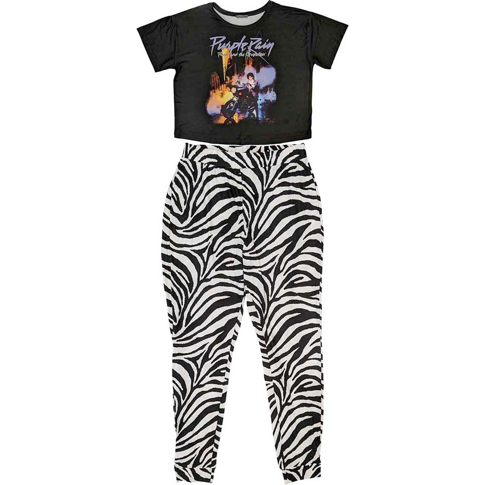 Prince - Purple Rain Pyjama - Noir/Blanc